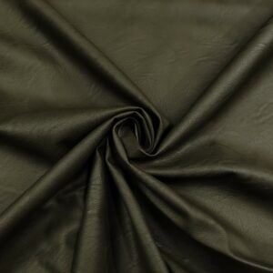 Tessuto Ecopelle per abbigliamento tinta unita nero - Iaia Tessuti