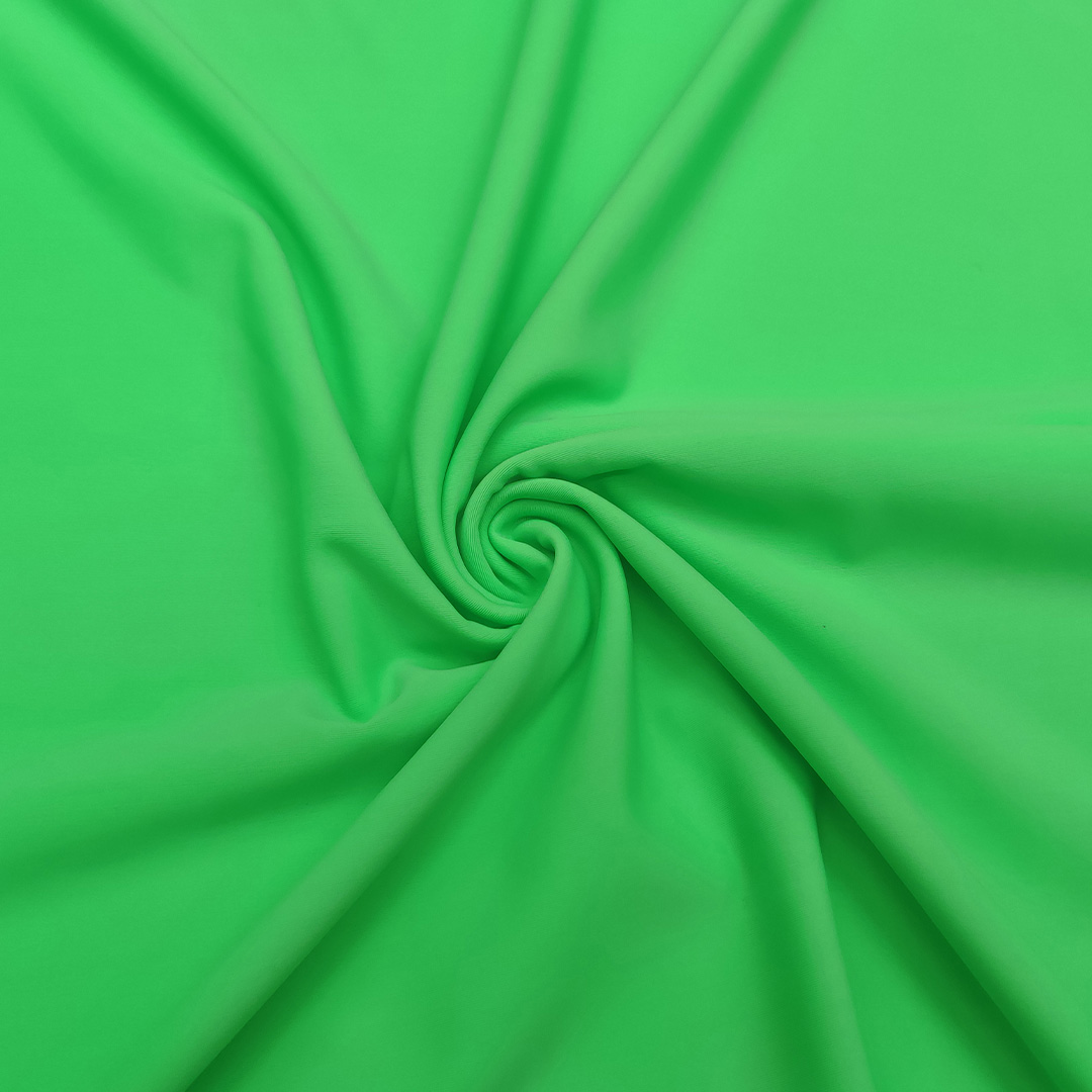 Lycra opaca verde fluo 250 g Tessuto al metro 