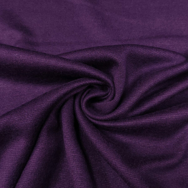 Tessuto Maglia Mano Cashmere in tinta unita viola