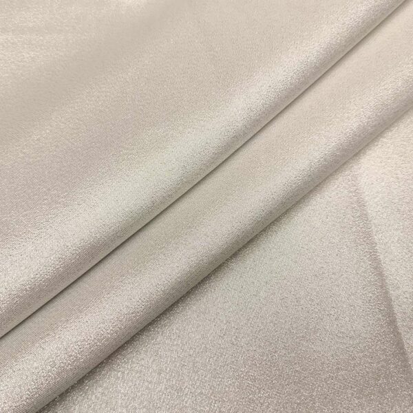 Tessuto Natalizio decorativo tinta unita raso lurex argento