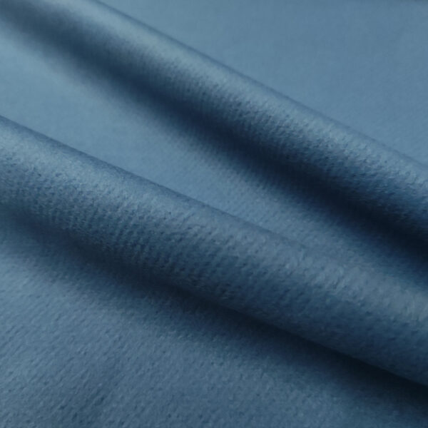 Tessuto per cappotto mano cashmere tinta unita celeste scuro