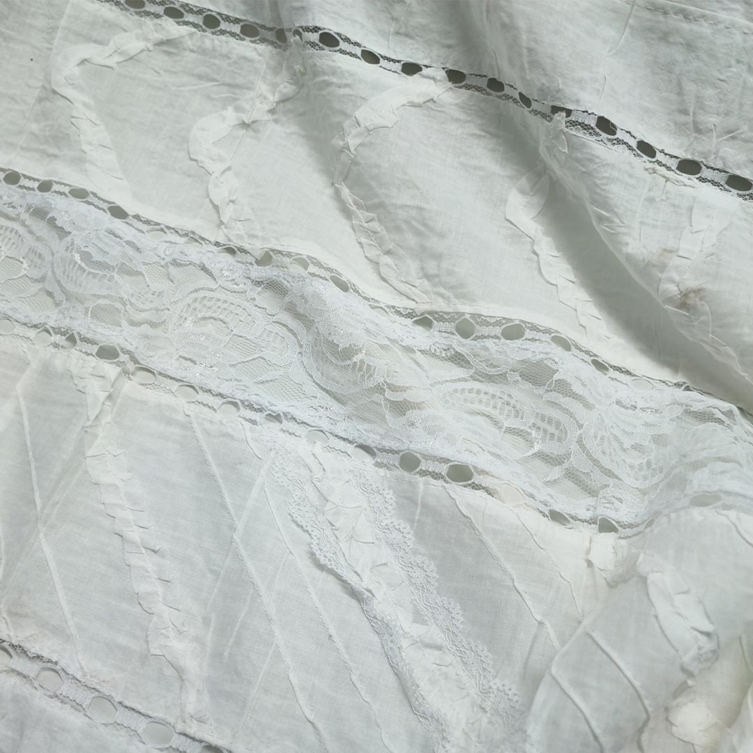 Tessuto Cotone Leggero Bianco