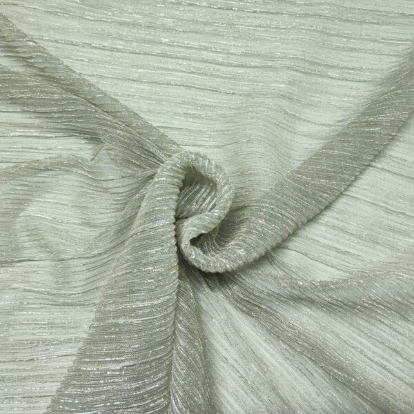 Tessuto Tulle lurex elasticizzato platino