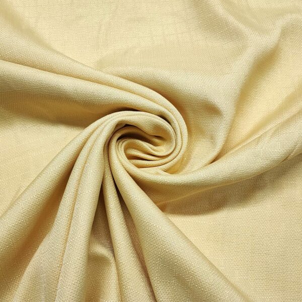 Tessuto " NO STIRO " per arredo tinta unita beige