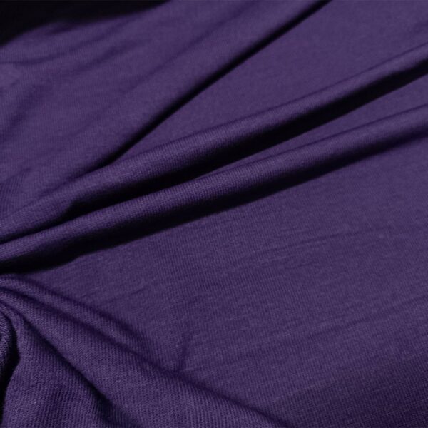 Tessuto Maglia Mano Lana in tinta unita viola