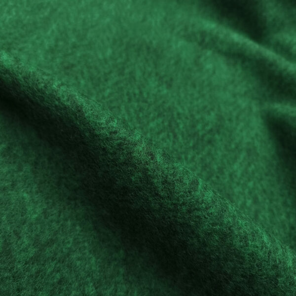 Scampolo di Tessuto Lana Cotta motivo spigato verde prato