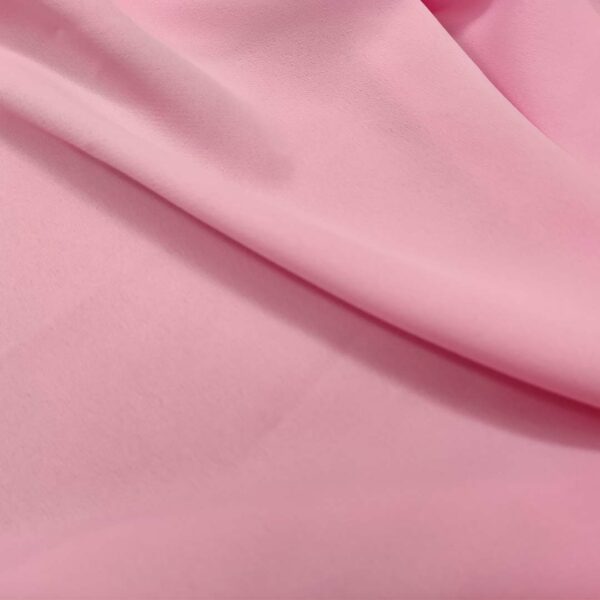 Tessuto Crepe Cady tinta unita rosa baby