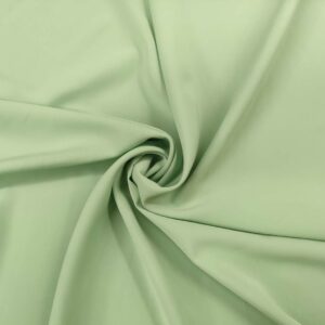 Tessuto Crepe De Chine elasticizzato tinta unita verdino