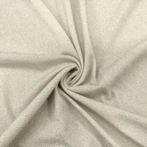 Tessuto Jersey glitter tinta unita bianco