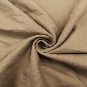 Tessuto Millerighe di cotone elasticizzato tinta unita beige