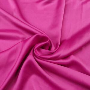 Tessuto Satin tinta unita big bubble