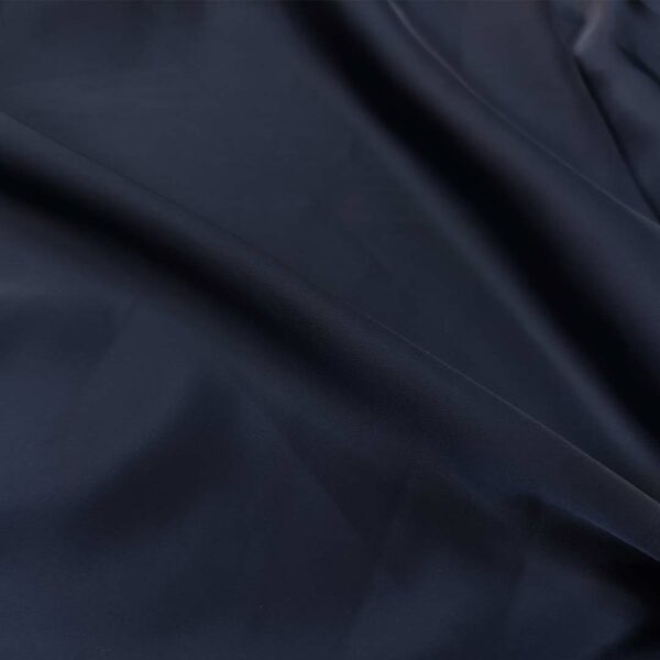 Tessuto Satin tinta unita blu
