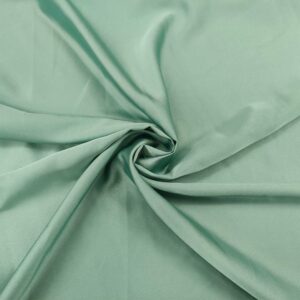 Tessuto Satin leggero elasticizzato tinta unita salvia
