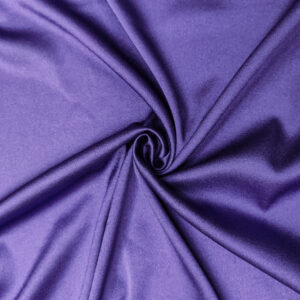 Tessuto crepe Satin elasticizzato tinta unita viola
