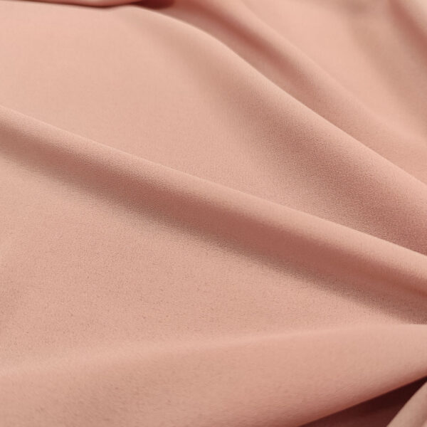 Tessuto Doppio Georgette in tinta unita rosa antico