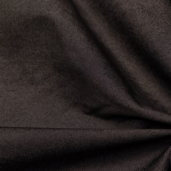 Tessuto Jeans elasticizzato tinta unita nero