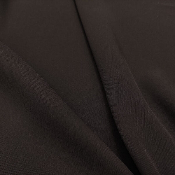 Tessuto Crepe Elite in tinta unita nero