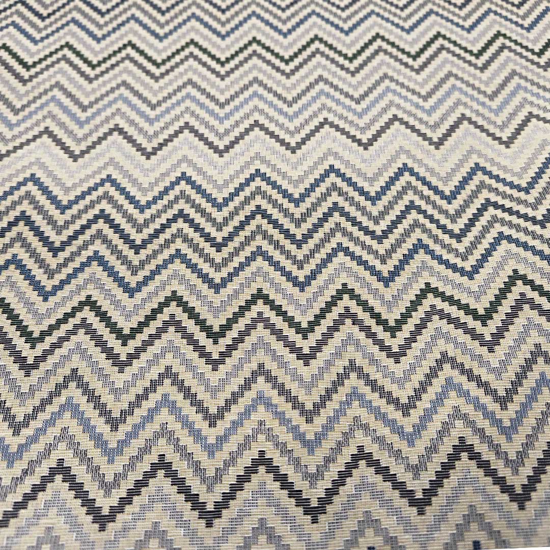 Tessuto per arredo Gobelin a fantasia motivo geometrico tortora - carta da zucchero - grigio