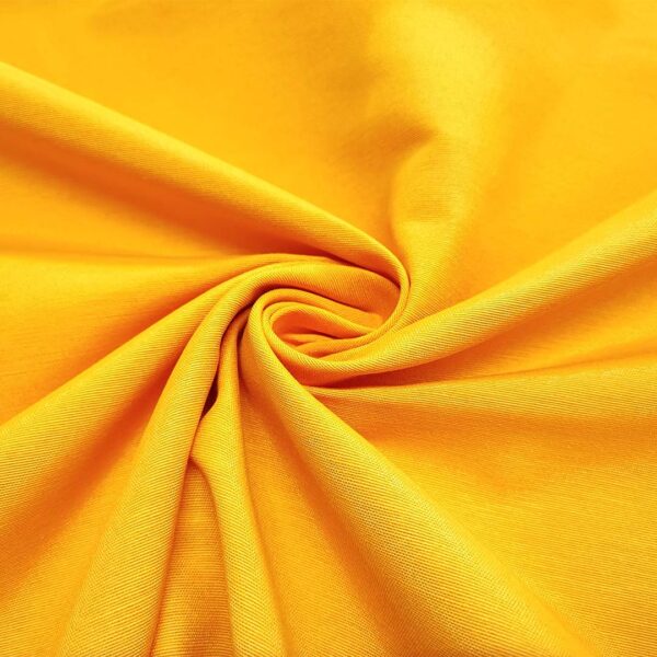 Tessuto Cotone per tovagliato tinto in filo tinta unita giallo