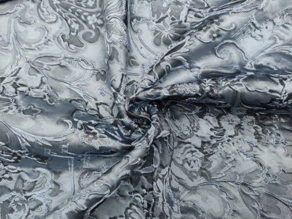 Tessuto Broccato in seta motivo floreale carta da zucchero