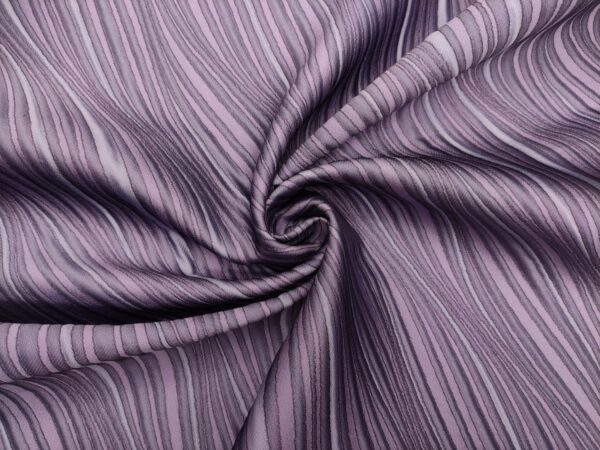 Tessuto Broccato in seta motivo astratto lilla