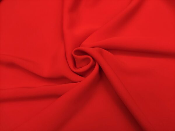 Tessuto Cady Elasticizzato tinta unita rosso