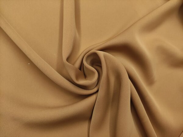 Tessuto Cady Mirage in tinta unita cammello