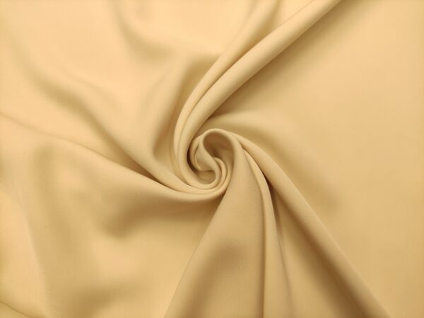 Tessuto Cady Mirage in tinta unita champagne