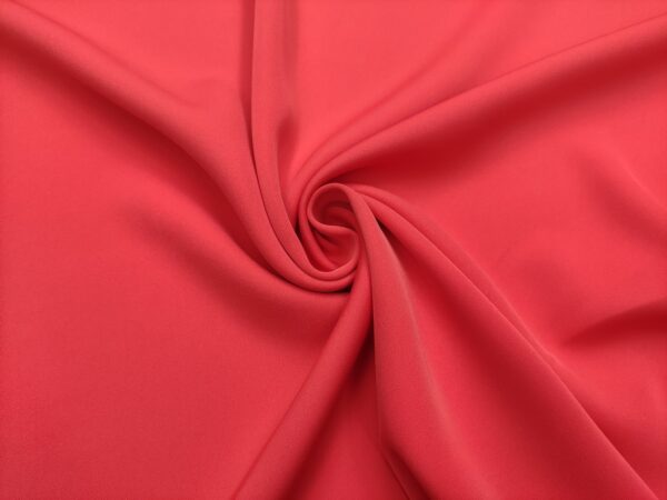 Tessuto Cady Mirage in tinta unita corallo