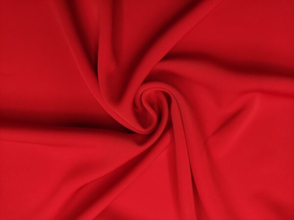 Tessuto Cady Mirage in tinta unita rosso