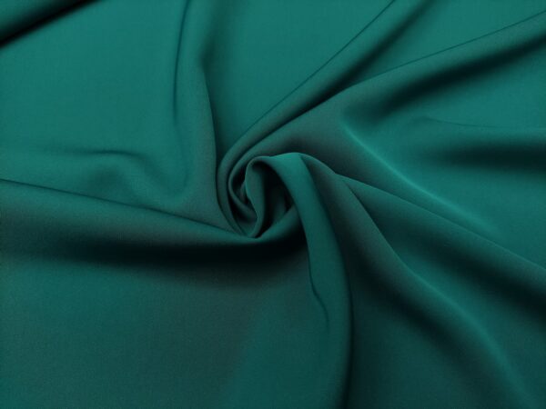 Tessuto Cady Mirage in tinta unita verde ottanio