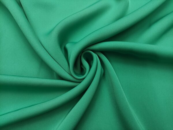 Tessuto Cady Mirage in tinta unita verde smeraldo