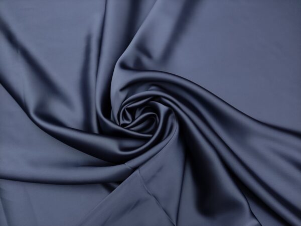 Tessuto Cady Sposa in tinta unita avio