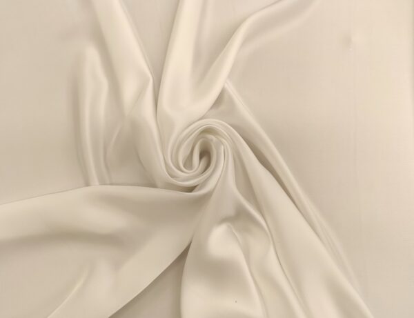 Tessuto Cady Sposa in tinta unita bianco
