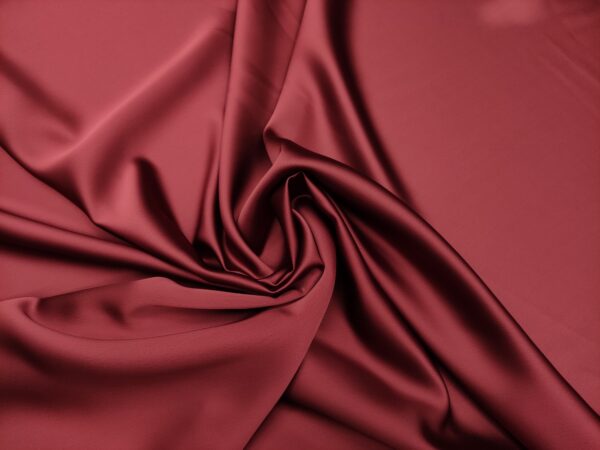 Tessuto Cady Sposa in tinta unita bordeaux