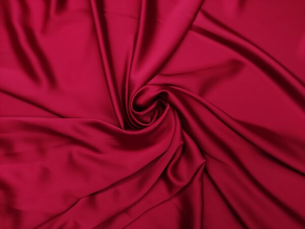 Tessuto Cady Sposa in tinta unita ciliegia