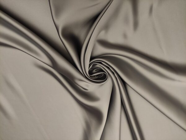 Tessuto Cady Sposa in tinta unita grigio