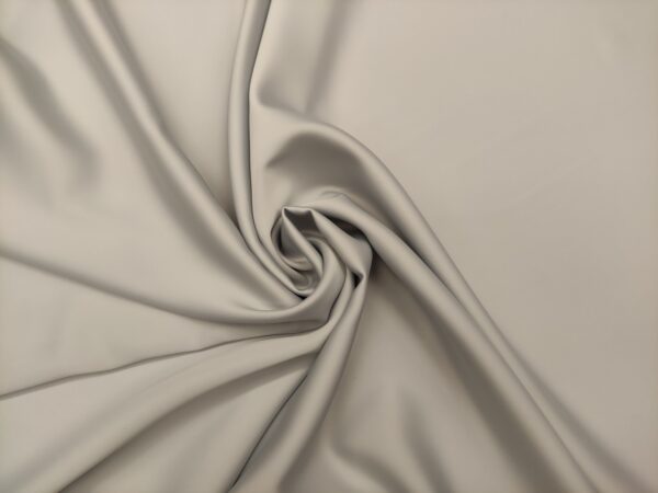 Tessuto Cady Sposa in tinta unita grigio perla