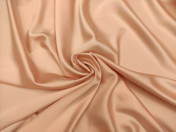 Tessuto Cady Sposa in tinta unita rosa salmone