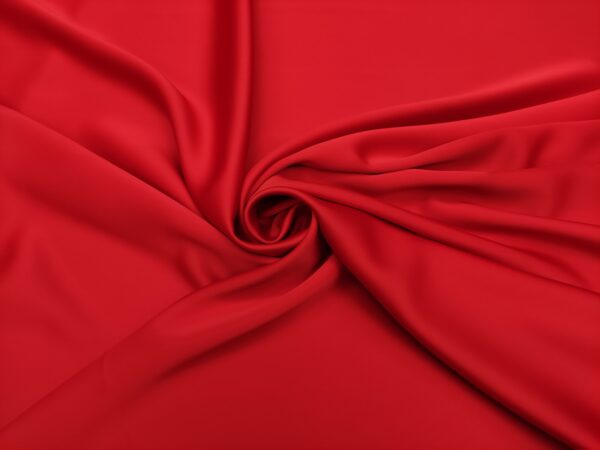 Tessuto Cady Sposa in tinta unita rosso