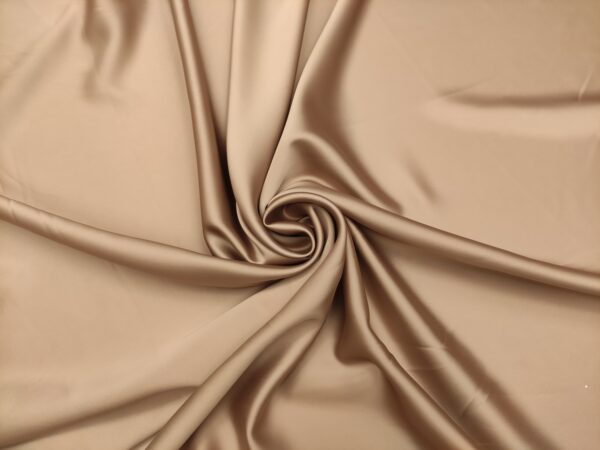 Tessuto Cady Sposa in tinta unita tortora