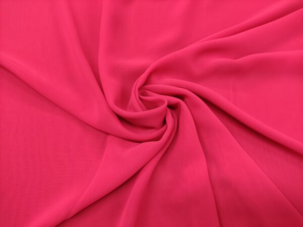 Tessuto Chiffon in tinta unita berry