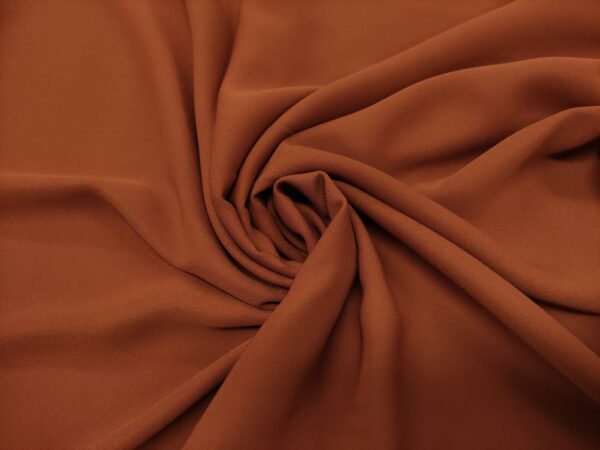 Tessuto Chiffon in tinta unita coccio