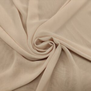 Tessuto Chiffon Viscosa OneOone Verde Ottanio – Stoffa Leggera Per Cucito E Bricolage, Larghezza 110 Cm, Venduto Al Metro