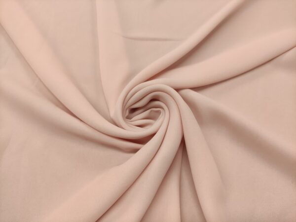 Tessuto Chiffon in tinta unita rosa pastello