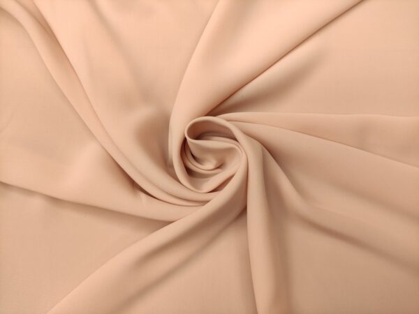 Tessuto Crepe De Chine tinta unita rosa