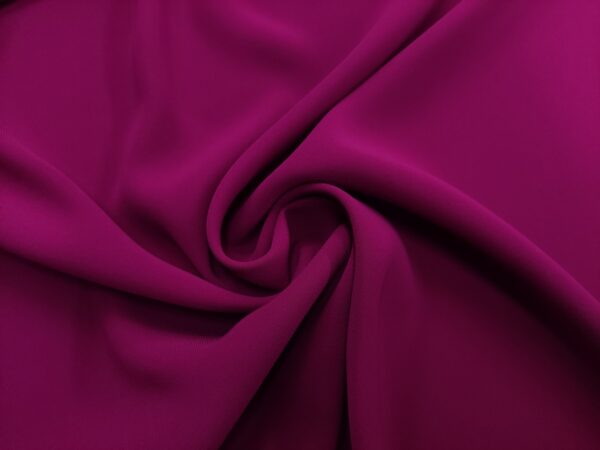Tessuto Crepe Elite in tinta unita azalea