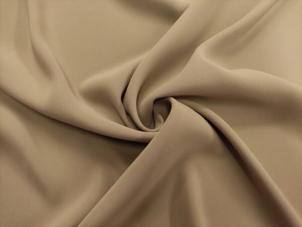 Tessuto Crepe Elite in tinta unita beige