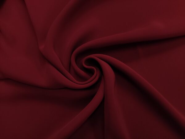 Tessuto Crepe Elite in tinta unita bordeaux