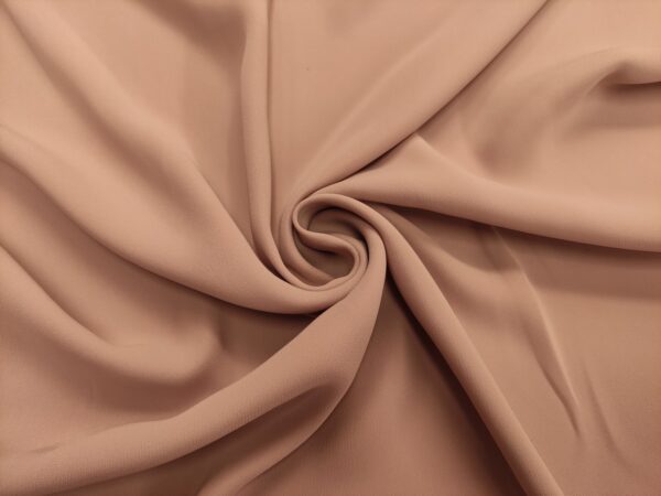 Tessuto Crepe Elite in tinta unita cipria